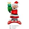 Balão de filme de alumínio de Natal Papai Noel Árvore de Natal Açúcar Presente Lâmpada Decoração Atmosfera Layout Balão de folha de alumínio