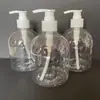 Venta de fábrica juego de botellas de gel antibacterial de 500 ml botella de gel antibacterial con cabeza de bomba botella de gel antibacterial bienvenido a comprar