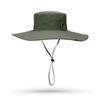 Chapéu de Cowboy Ocidental Chapéu de Pescador com Cordão Feminino Chapéu de Sol de Aba Larga para Férias de Verão Masculino Chapéu de Sol com Proteção Solar Chapéu para Pesca e Caminhada ao Ar Livre