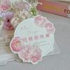 Día de la Mujer Diosa Celebridad de Internet Decoración de Pastel de Repostería Sosteniendo Clavel en la Mano Taza Cubo Transparente Mousse Bolso de Mano Empaque