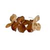 2025 Aretes Florales de Contraste de Color Retro Acrílicos de Caramelo Macchiato Moda Francesa de Nicho Aretes Estilo Vacaciones para Mujer