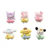 Dibujo animado Sanrio Melody Pacha Perro Patito Flotador de piscina Parche de resina Accesorios para el cabello DIY Material para Colgante de Funda de Teléfono Móvil