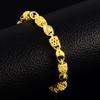 Pulsera nueva chapada en oro Moda coreana caliente pulsera de bola hueca fábrica venta al por mayor JH128