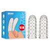 Agradables Fundas para Dedos para Chuparse los Dedos para Hombres, Juguetes Sexuales, Estimulación por Fricción de Diente de Lobo de Cristal, Placer Orgásmico
