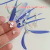 Nácar blanco natural concha de abulón sin agujero incrustación de nácar pieza plana mini pequeño parche de mariposa accesorios para joyería DIY