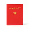 Porta-passaporte RFID multifuncional em estoque para viagens ao exterior, bolsa para armazenamento de documentos transfronteiriços, porta-passaporte de PU, bolsa de passaporte modelo novo