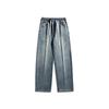 Jeans Casuales Rectos de Pierna Ancha Sueltos para Hombre, Nueva Marca de Moda Americana High Street Enpu