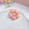 Accesorios de Flor de Algodón Rellenos de Tela, Flores de Cinco Pétalos de Lunares, Accesorios para el Cabello Hechos a Mano, Accesorios para la Ropa, Ramos, Regalos, Accesorios Decorativos