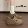 Plataforma totalmente fechada Birkenstock para mulheres, novidade do outono de 2026, estilo quente, sola macia, sem cadarço, sapatos Birkenstock casuais e despojados