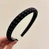 Diadema de Celebridad de Internet Estilo Hada de Gama Alta, Diadema de Esponja Satinada con Lunares Perezosa, Exquisito Accesorio para el Cabello Estilo Coreano Retro Ins, Modelo Nuevo