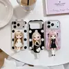 Diseño de muñeca Barbie de lunares grandes, adecuado para funda de teléfono iPhone 18 Pro Max, soporte Apple 17, 16, 15, y ofrece protección contra caídas