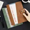 Cuaderno de Hojas Sueltas Piel de Vaca A5 Aspecto de Alta Gama Negocio Simple Engrosado Piel Suave Oficina Línea Horizontal Diario Personalización