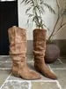 Moda Retrô Longos Botas Outono/Inverno 2026 Salto Grosso Calce Fácil Botas Curtas Botas Martin Acoroadas
