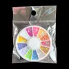 12 Grades Disco Nail Art Joias Estrela de Cinco Pontas Lantejoulas Coloridas Base Plana 3mm Estrela Sólida Brilhante Decorações de Unhas