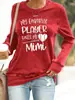 Estación Independiente de Comercio Exterior Tienda Autoconstruida shopify Amazon Transfronterizo Rugby mimi Camiseta de Manga Larga Estampada para Mujer