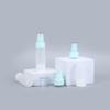 Fabricante de botellas de loción de tipo pulsador, 15 ml, 30 ml y 50 ml, botella de loción verde transparente.