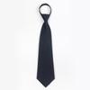 Camaleão Zíper Gravata 8cm Lazy Curto Vestido Masculino Negócios Preto Gravata Feminino Casamento Vermelho em estoque