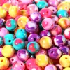 Novas Miçangas Redondas Perfuradas Corrente para Celular Bolsa de Mão Pingentes Caneta Miçangas Soltas Venda por Atacado