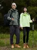 Ropa de Carga para Exteriores para Mujer Forrada de Polar Engrosada Cortavientos Resistente al Frío Forro Polar Tres en Uno Desmontable Ropa de Carga para Hombre