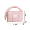 Nueva Bolsa de Maquillaje Portátil de Nylon Color Caramelo, Fresca y Dulce, Organizador de Almacenamiento de Gran Capacidad para Artículos de Tocador y Productos de Cuidado de la Piel