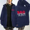 Sudadera con capucha y cremallera de silueta de Idol de BTS, unisex, cárdigan holgado, nueva mercancía para fans transfronteriza