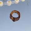 Anillo pentagonal simple estilo INS accesorios de resina DIY colgante de viento frío material para colgante de funda de teléfono móvil venta al por mayor