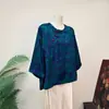 Top jacquard floral estilo chino nuevo Zhi Li, holgado y adelgazante, cuello redondo, moda femenina nueva de otoño 2026