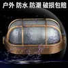 Venta Directa de Fábrica Pequeña Ovalada LED Estilo Retro Europeo Americano Francés Pasillo Baño Cocina Impermeable Nostálgica Luz de Techo