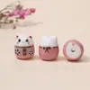 Nuevo color gato exquisito diy accesorios de joyería vintage cerámica gato de la suerte cuentas sueltas cerámica pintada gato de la suerte