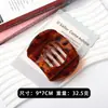 Presilha Horizontal Quadrada Oca de PC para a Parte de Trás da Cabeça, Pinça com Cinco Dentes, Presilha Superior Simples e Versátil para Cabelo, Presilha de Cabelo, Grampo de Cabelo Pinça Tubarão