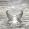 Taza de té pequeña juego de té de vidrio transparente dorado taza de sake taza maestra