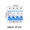 Interruptor Automático Chint Nxb-64 Control de Interfaz Micro Interruptor de Aire Tipo C Pequeño Fabricante Venta Directa Interruptor Interruptor de Aire