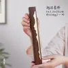 Regla de madera maciza ébano sol naciente Lanzhai boutique sándalo morado especial para principiantes caligrafía regla creativa altura