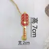 Directamente del fabricante: Colgante de llavero de moneda de cobre rojo cinabrio estilo chino, simbolizando prosperidad y riqueza