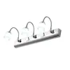 Luz LED frontal para espejo de lavabo de baño, tocador minimalista retro japonés, lavabo, lámpara de pared giratoria para iluminación de cuadros