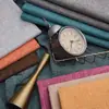 Tela de Sofá Algodón Lino Engrosada Color Sólido Mantel A Prueba de Polvo Tela Gruesa Cojín Hecho a Mano Bricolaje Venta de Liquidación