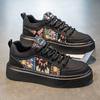 Zapatos Trendy Nacionales para Hombre 2025 Nuevo Primavera Casual Deportivos de Caña Baja Planos de Nicho Combinables con Todo Suela Gruesa Aumento Interior Zapatos Trendy