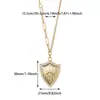 Collar de Acero de Titanio Estilo Cruz para Mujer, Colgante en Forma de Corazón, Joyería Geométrica de Nicho de Lujo Ligero, Cadena para Clavícula, Envío Directo