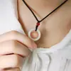 [Preço de Atacado] Explosões Semente de Chen Raiz de Bodhi Jade Branco Anel de Casal Caseiro DIY Original Semente Produtos Semi-acabados