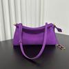 Diseño Nicho Francés Estilo Minimalista Piel de Vaca Bolso de Hombro Bajo el Brazo para Desplazamientos Simple Moda Versátil Bolso Baguette de Moda para Mujer