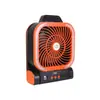 Novo Ventilador Elétrico Solar para Camping ao Ar Livre Super Longa Duração de Bateria Doméstico Vento Forte Portátil Pequeno Ventilador