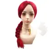 Peluca transfronteriza de Toy Story Jessie con largas trenzas rojas para cosplay y actuaciones de Halloween