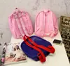 Mochila escolar de dibujos animados de PU para estudiante de jardín de infantes 3-5 años grande, mediana y pequeña para niños y niñas mochila para bebé anti-pérdida
