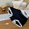 Cuecas Boxer para Meninas 2025 Novas Cuecas Boxer Cor Lisa Gancho Estendido Cintura Média Tamanho Grande Cuecas Boxer