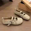 Zapatos Mary Jane de Ballet para Mujer 2026 Verano Nuevos Ligeros Cómodos Tacón Bajo Boca Baja Zapatos de una Sola Pieza Combinar con Faldas Noche Zapatos de Noche