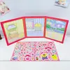Novo Livro Magnético Silencioso de Desenho Animado Adesivos Magnéticos DIY Loja de Material Escolar Brinquedos Educacionais Manuais para Meninas Atacado