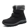 2026 Comércio Exterior Tamanho Grande Sapatos Femininos Outono e Inverno Femininos Cano Alto Forrados com Lã Sapatos de Algodão Botas de Neve Engrossadas Sapatos para Mãe Idosa