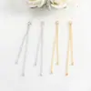 Mia fabricantes venta al por mayor materiales para joyería hecha a mano pendientes colgantes largos pendientes pendientes accesorios venta caliente transfronteriza