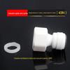 Conector sem rosca para purificador de água 4 pontos dente interno giratório 3 pontos Fivela de conexão rápida para tubo de PE sem rosca 4 pontos Giratório 3 pontos conector rápido 43N conexão direta