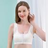 Fábrica transfronteiriça nova fivela frontal à prova de choque roupa íntima esportiva sem fio sutiã ajustável ioga esportes comércio exterior respirável